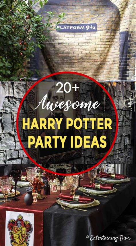 20 Awesome Harry Potter Halloween Party Ideas For Adults Entertaining Diva