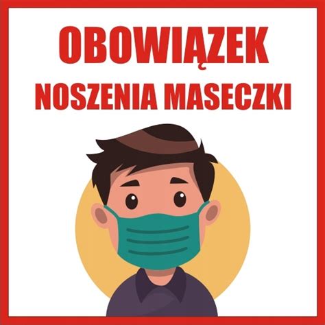 Naklejka Obowi Zek Noszenia Maseczki Cena Opinie Folie I