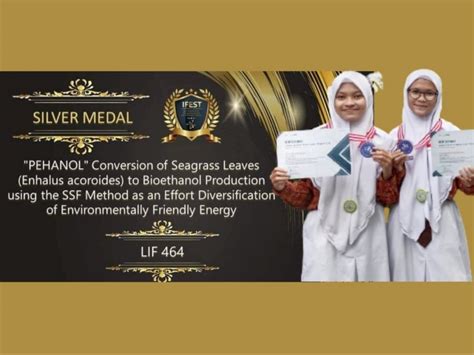 Riset Bioetanol Ramah Lingkungan MAN 1 Kudus Diganjar Silver Medal