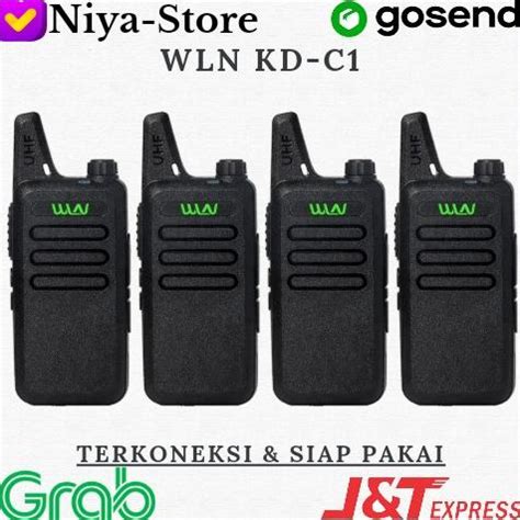 Jual Paket Hemat Unit Radio Walkie Talkie Ht Wln Kd C Terkoneksi