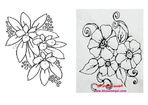 corak batik mudah  pilihan corak bunga  cantik  aktiviti