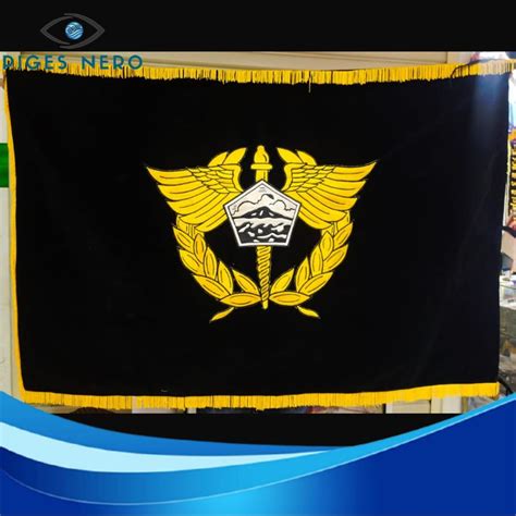 Jual Bendera Ruangan Pataka Logo Beacukai 90 X 135 Cm Bordir