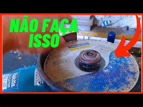 Como Colocar O Disco Na Esmerilhadeira Polegadas Youtube