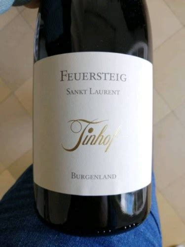 Weingut Tinhof Feuersteig Sankt Laurent Vivino