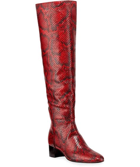 Giuseppe Zanotti Giuseppe Zanotti Snake Print Knee Boots