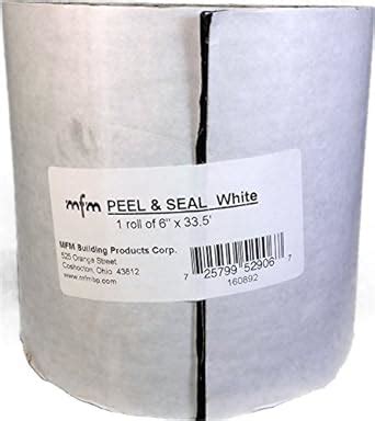 MFM BP Peel Seal Self Stick Roll Roofing White 6 X 33 5 Self