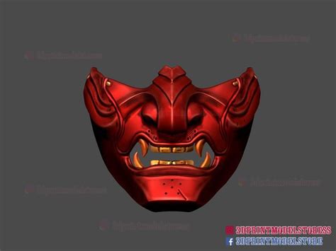 Ghost Mask Samurai Oni Mask Inspired Ghost Of Tsushima Etsy Printing