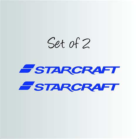 STARCRAFT Boat Logo Decal. Free Shipping. - Etsy