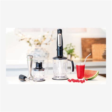 Braun Multiquick Mq X Hand Blender Set Premium Black Stainless