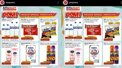 Belanja Murah Promo PSM Alfamart Terbaru 16 23 Januari 2023 Diskon