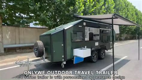 ONLYWE Custom Off Road Hybrid Caravan Overland Rv Camper Trailer