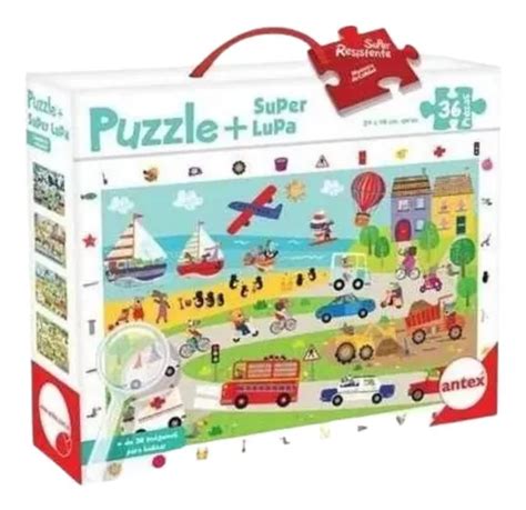 Puzzle Rompecabeza Gigante Piezas M S Lupa Antex