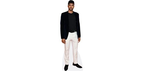 Omar Malik White Trousers Pappaufsteller Celebrity Cutouts