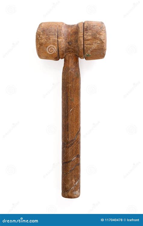 Old Fashioned Wooden Hammer Stock Photography | CartoonDealer.com ...