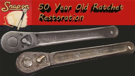 Restoring A Vintage Snap On Ratchet On My Tailgate Youtube