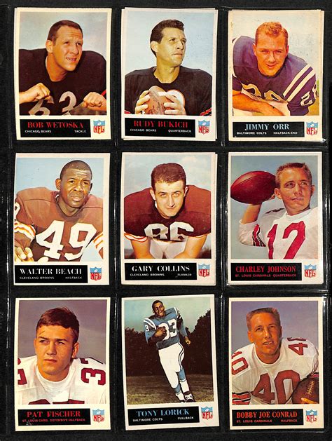 Lot Detail Lot Of Philadelphia Football Cards W