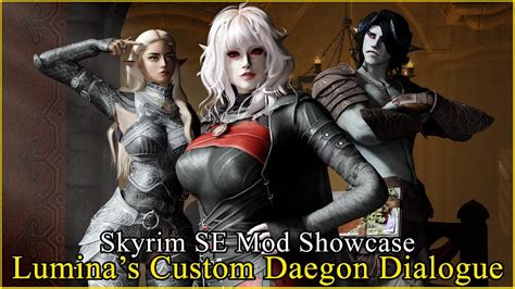 Lumina S Custom Dialogue With Daegon Skyrim SE Mod Showcase YouTube