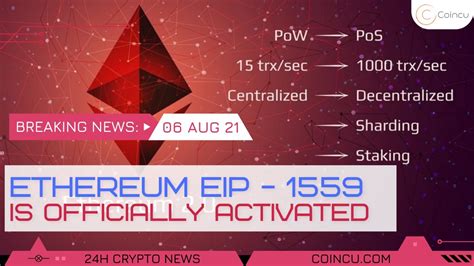 Ethereum Eip 1559 Upgrade Is Officially Activated Latest News On 06