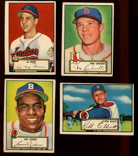 1952 Topps # 10 Al Rosen (Indians)