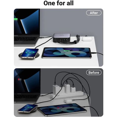 Ugreen 40914 GaN 200W Desktop Charger 6 Port