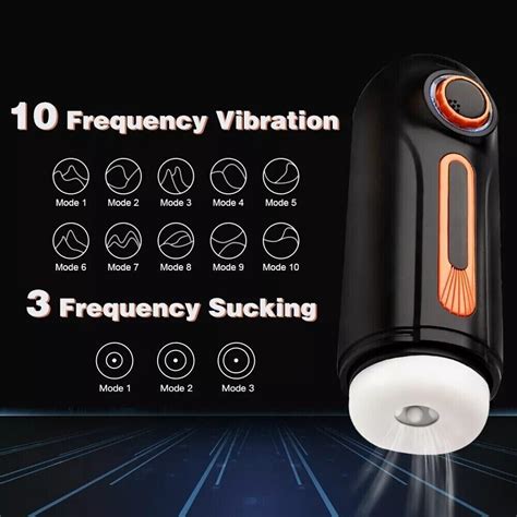 Male Masturbater Automatic Telescopic Cup Men Oral Sex Toy Masterbator