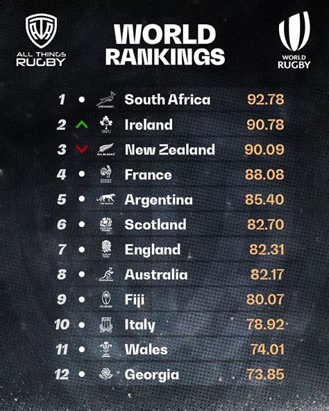 Rankings Update Springboks Leave Rivals In The Dust