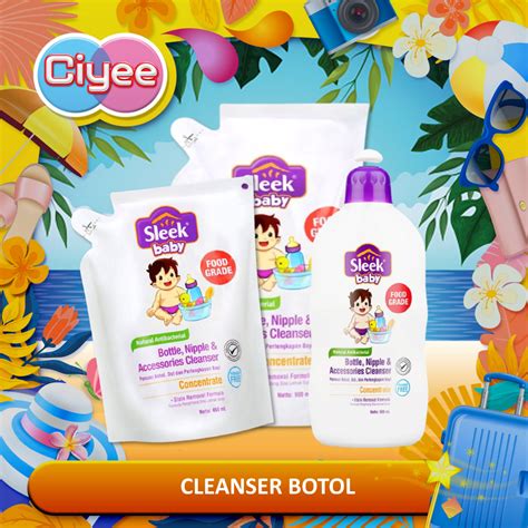 Jual SLEEK Baby Bottle Nipple Accessories Cleanser Series Sabun