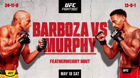 UFC Fight Night Edson Barboza Vs Lerone Murphy Full Card Predictions