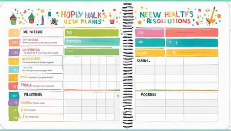 New Year's Resolution Printable Planner & Tracker