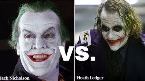 Heath Ledger Vs Jack Nicholson Joker Laughs Hd Youtube