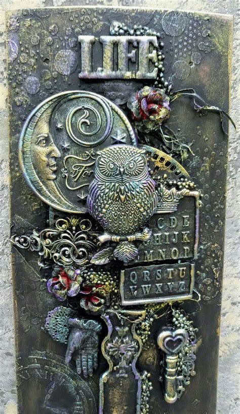 Pin De Gypsy Zen En Steampunk Mixed Media Crafts Manualidades