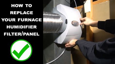 How To Replace Water Panel Filter On Aprilaire 600 Humidifier Youtube