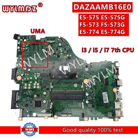 DAZAAMB16E0 REV E Mainboard For ACER Aspire E5 575 E5 575G F5 573 F5