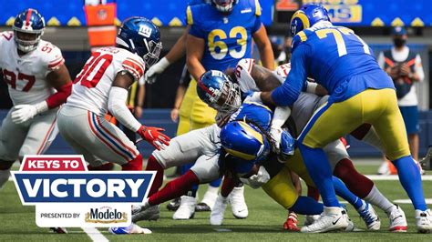 New York Giants Vs Los Angeles Rams Keys To Victory Week Nfl