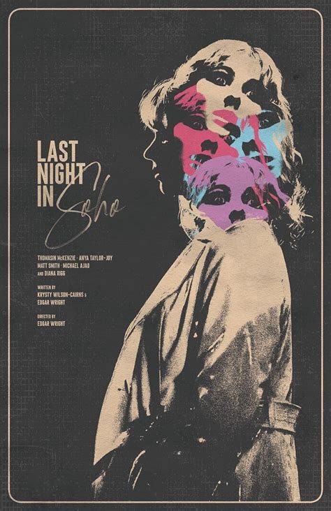 Last Night In Soho Film Poster Etsy