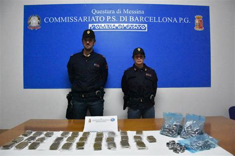 Barcellona PG Blitz Della Polizia In Casa Di Un 23enne Scovati 4 Kg