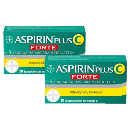 Aspirin Plus C Forte Brausetabletten 2X10 St 2 X 10 St Online Kaufen