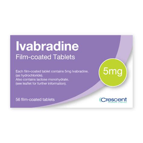 Ivabradine 5mg Film-coated Tablets – Crescent Pharma