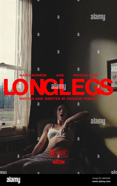 Longlegs Movie Poster Stock Photo Alamy