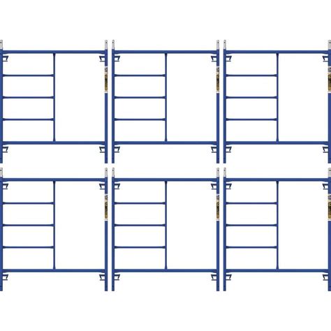 Metaltech Safertstack Ft X Ft Steel Mason Scaffolding Frame