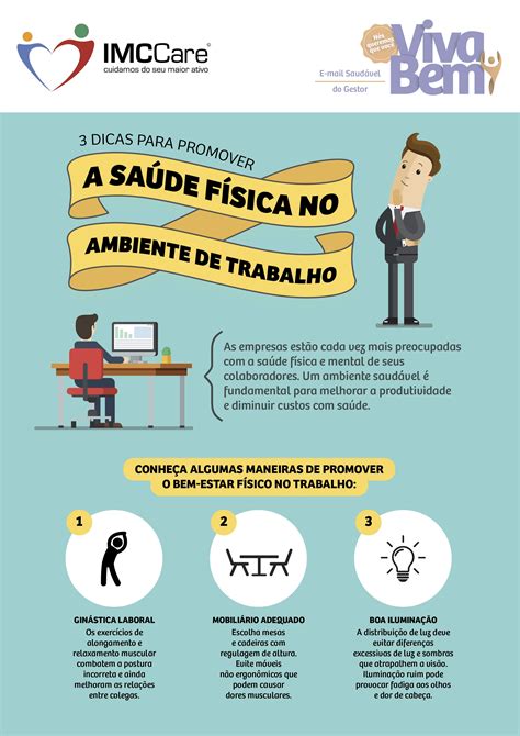 6 Dicas Para Promover A Saude Fisica No Trabalho IMC Brasil