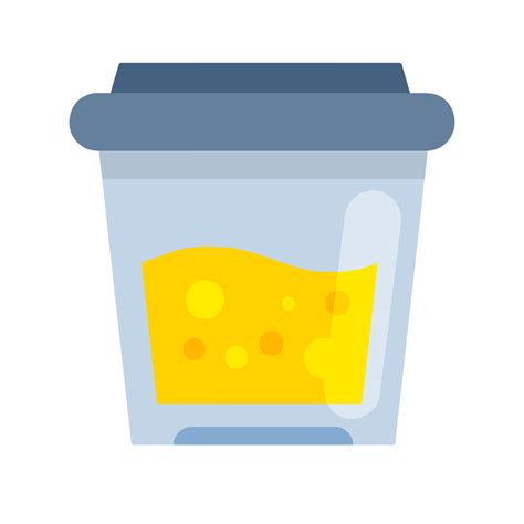 teste de urina em frasco de plástico. análise médica de urina em recipiente. copo de amostra