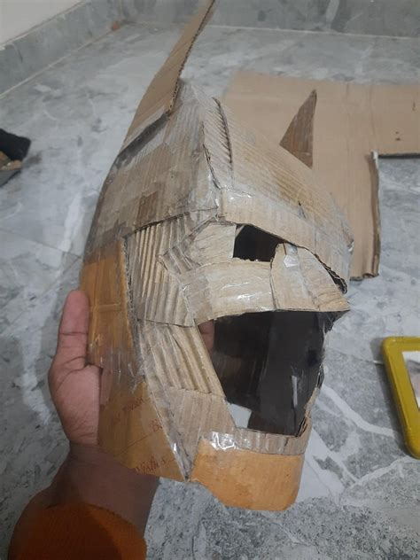 Batman Mask Craft 10 Steps Instructables