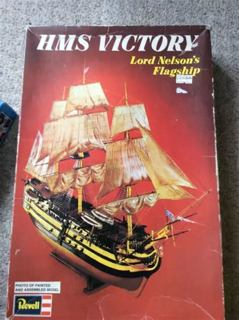 Vintage Hms Victory Model Revell Lord Nelsons Flagship H