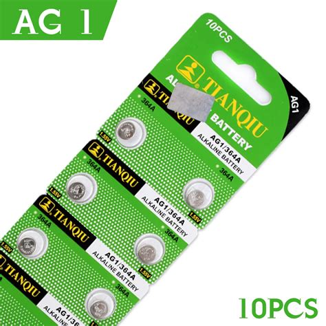 Aliexpress Buy 20Pcs Lot Button Watch Battery AG1 364 364A LR621