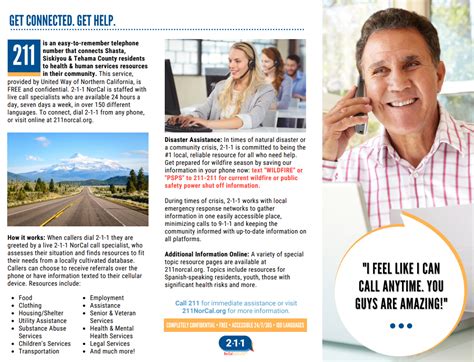 Call 211 for Essential Community Services | City of Montague