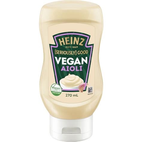 Calories In Heinz Seriously Good Premium Garlic Aioli With Olive Oil Mayo Calcount