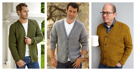 Men S Cardigan Knitting Patterns