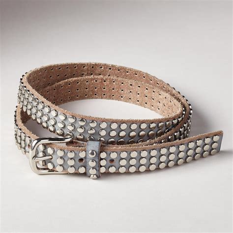 Five Card Stud Belt A Novel Update To The Studded Leather Belt The