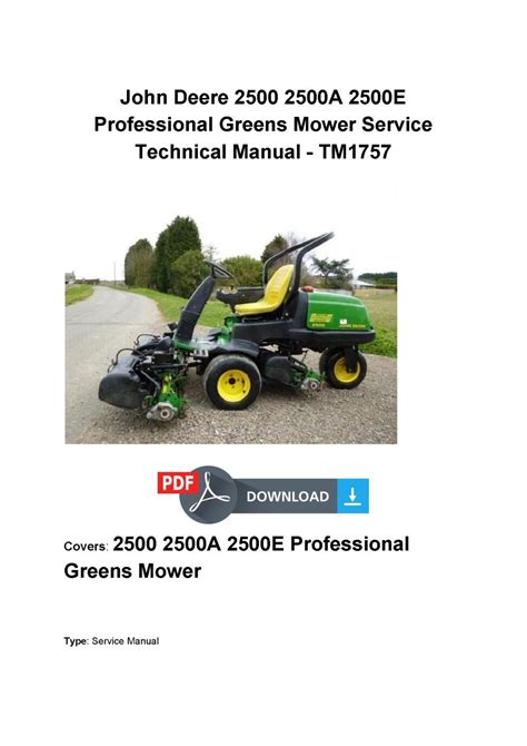 John Deere 2500 Manual By Fastfixdb Issuu